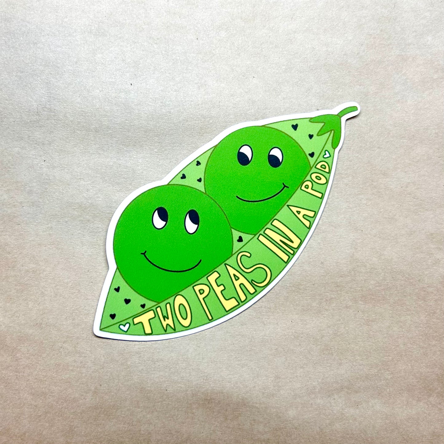 two peas in a pod sticker!