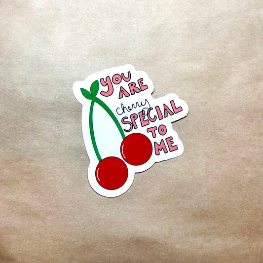 cherry special to me sticker!