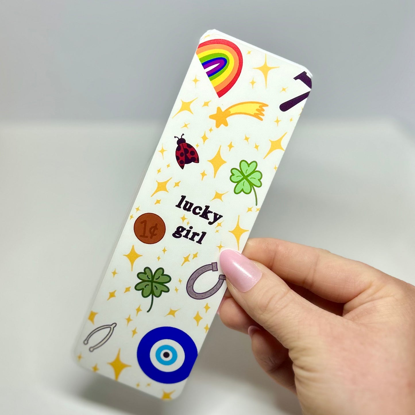 lucky girl bookmark!