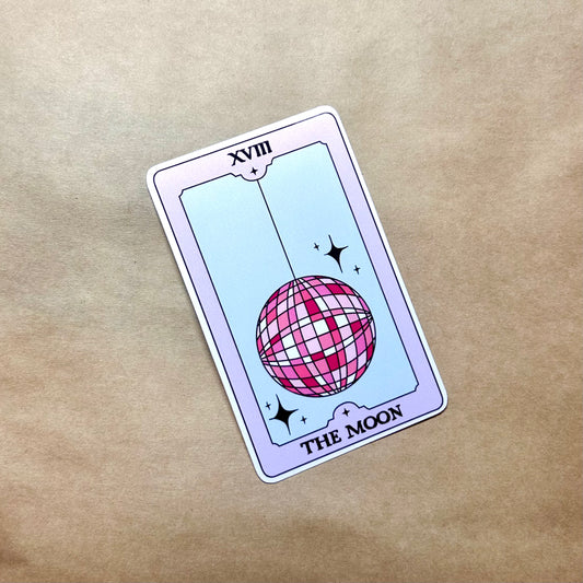 the moon tarot sticker!