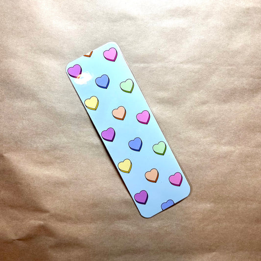 candy hearts bookmark!