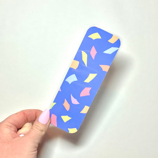 falling confetti bookmark!