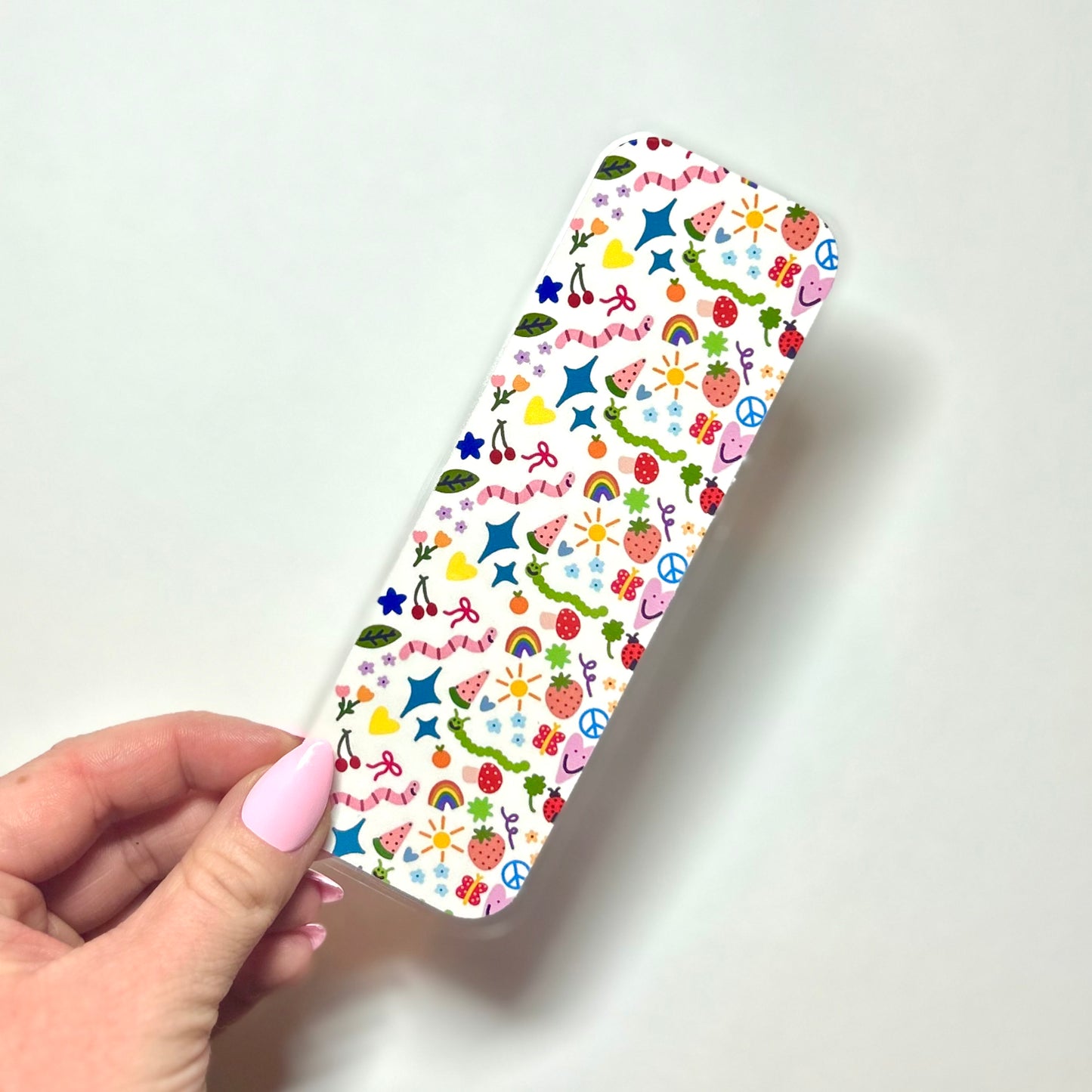 rainbow doodles bookmark!