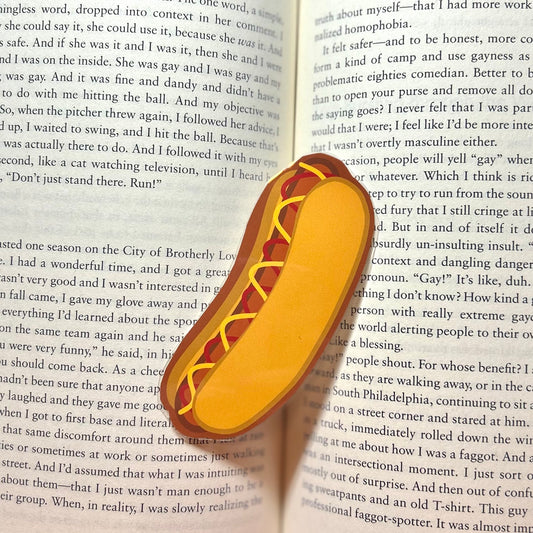 hot dog bookmark!