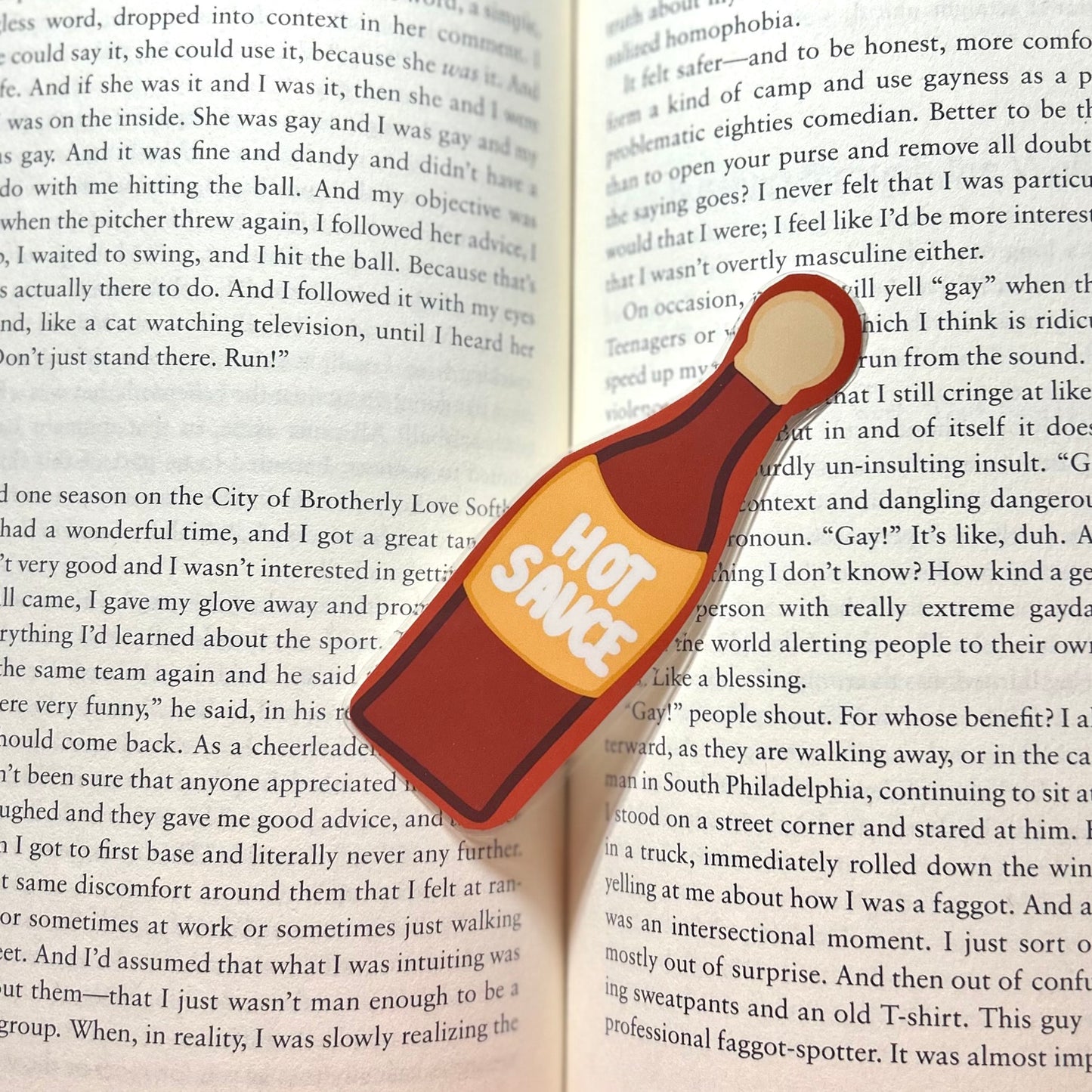 hot sauce bookmark!