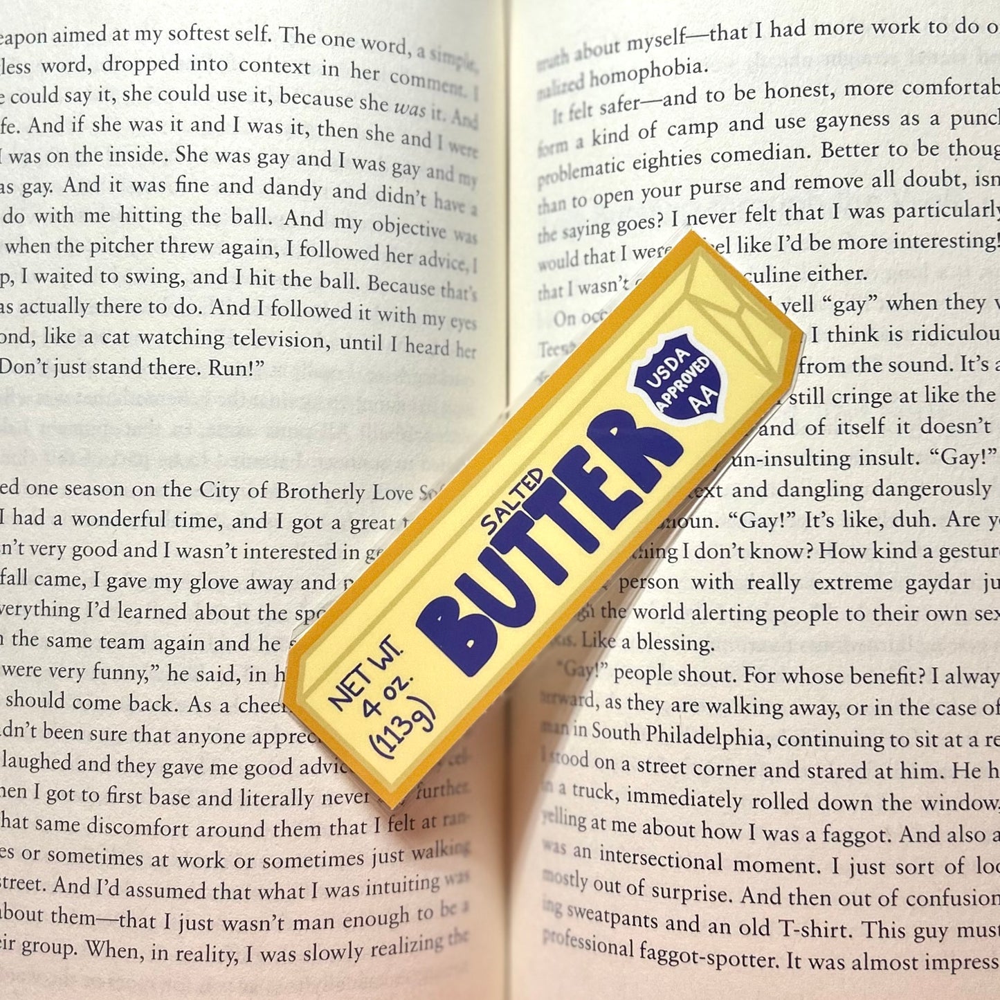 butter stick bookmark!