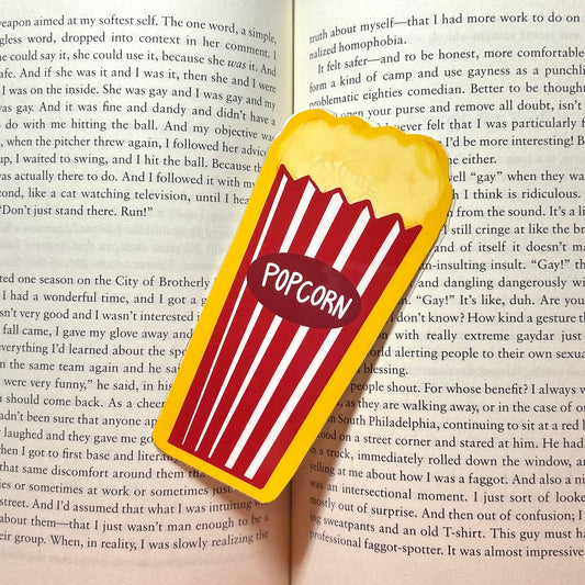 popcorn bookmark!