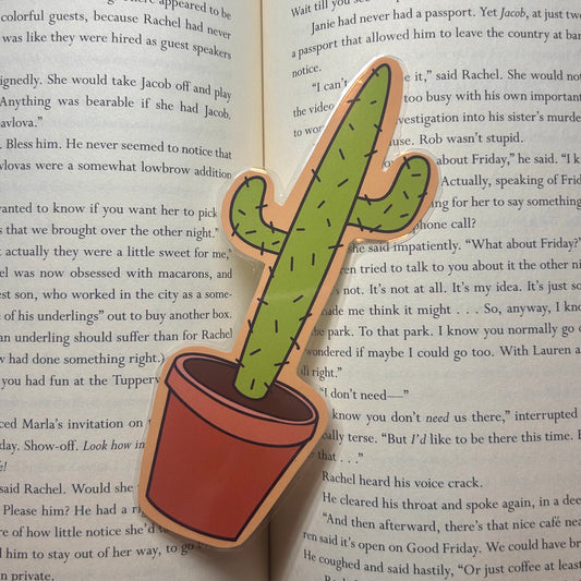 cactus bookmark!