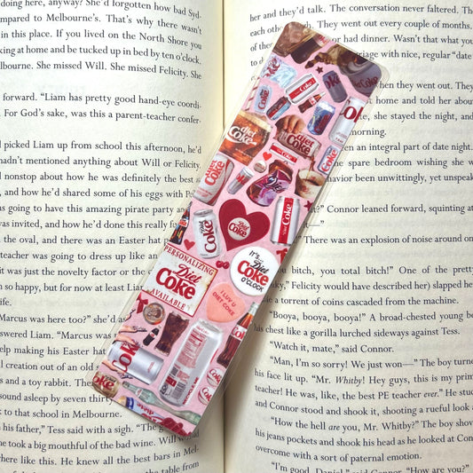 diet coke collage bookmark!