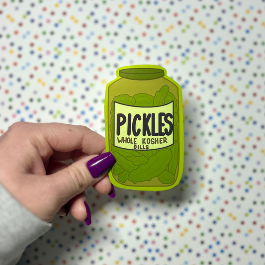 pickle jar sticker!