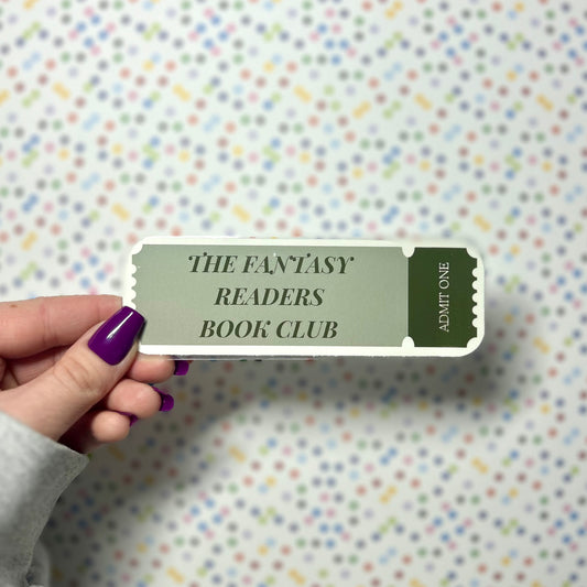 fantasy ticket bookmark!