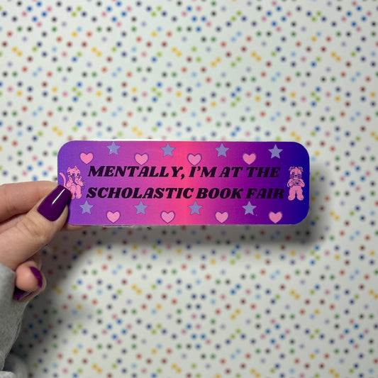 gradient book fair bookmark!